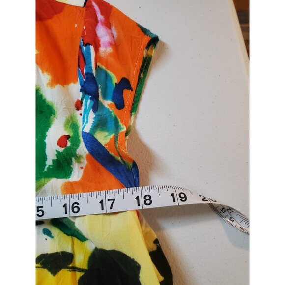 Jam's World Rainbow Abstract Symphony Daydreamer Shirt Top Women's Medium U.S.A. - Picture 7 of 13